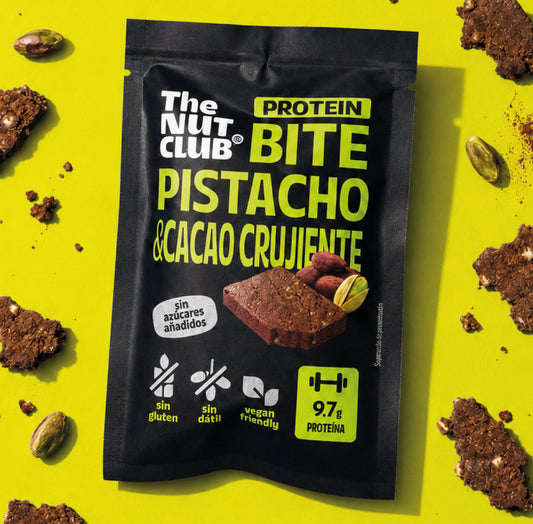 BITE pistacho y cacao crujiente