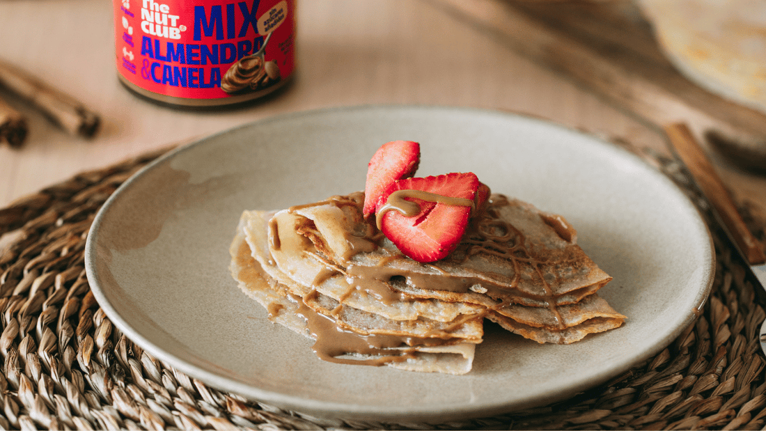 Creps con crema de almendra y canela