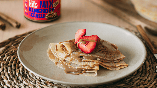 Creps con crema de almendra y canela