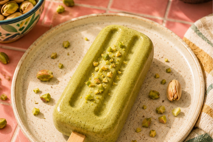 Polo Cremoso de Pistacho y Aguacate