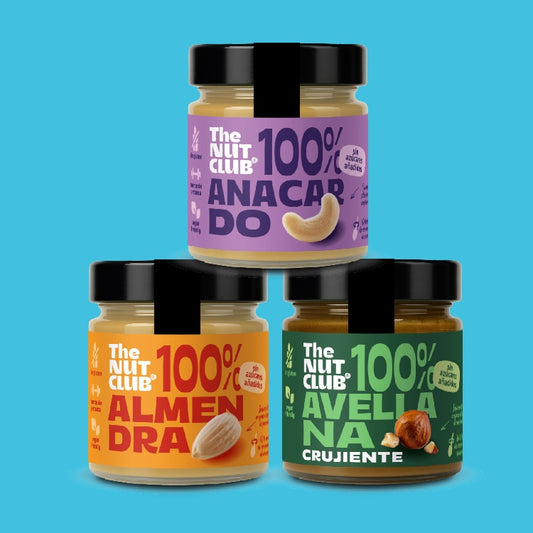 Pack de 3 cremas de frutos secos