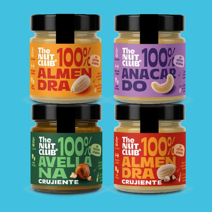 Pack de 4 cremas de frutos secos