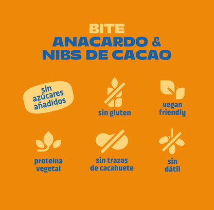 BITE anacardo y nibs de cacao