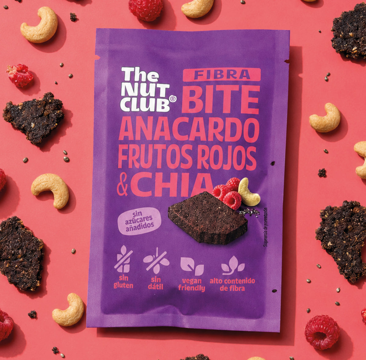 BITE anacardo, frutos rojos y chía