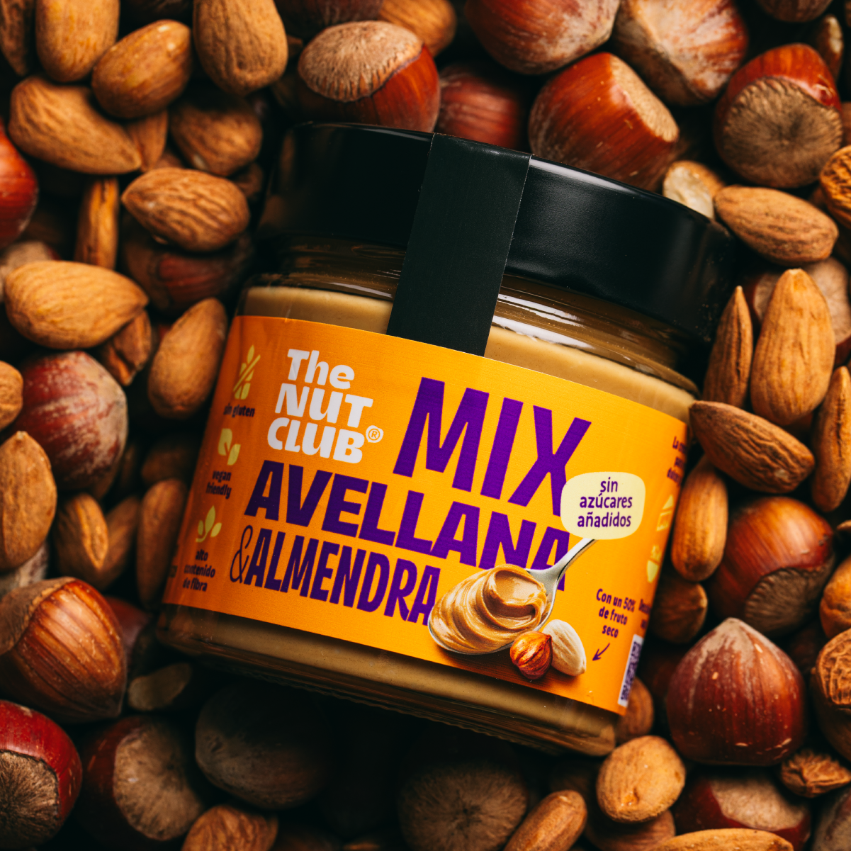 Crema de avellana y almendra