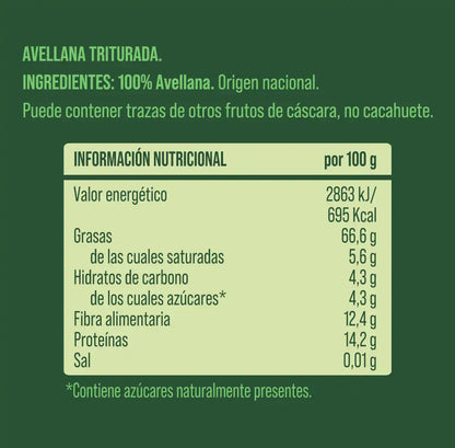Creme crocante de avelã