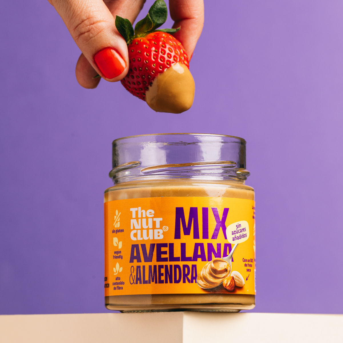 Crema de avellana y almendra